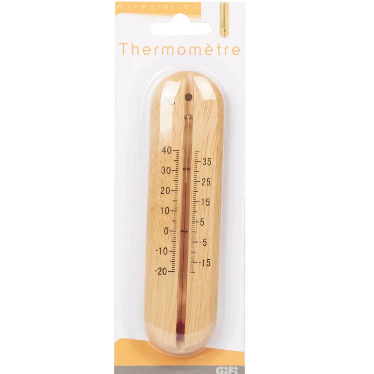 Thermomètre en bois^Gifi Discount