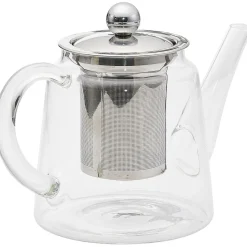 Théière en verre avec infuseur inox 900ml^Gifi Outlet