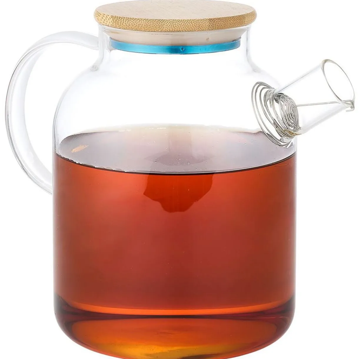 Théière en verre et bambou 1,6L^Gifi Discount
