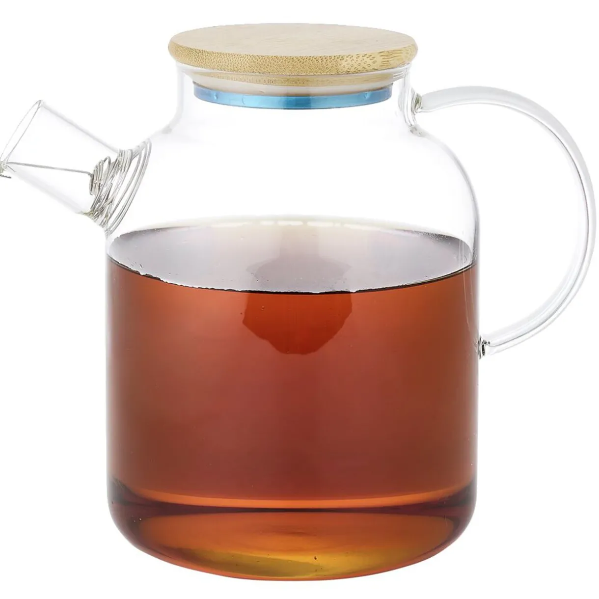 Théière en verre et bambou 1,6L^Gifi Discount