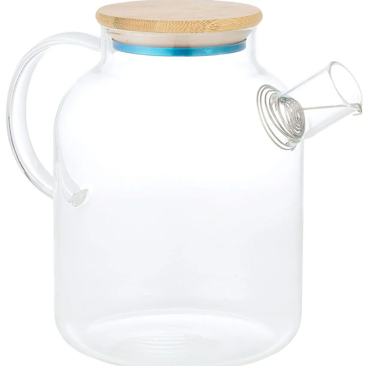 Théière en verre et bambou 1,6L^Gifi Discount