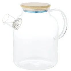 Théière en verre et bambou 1,6L^Gifi Discount