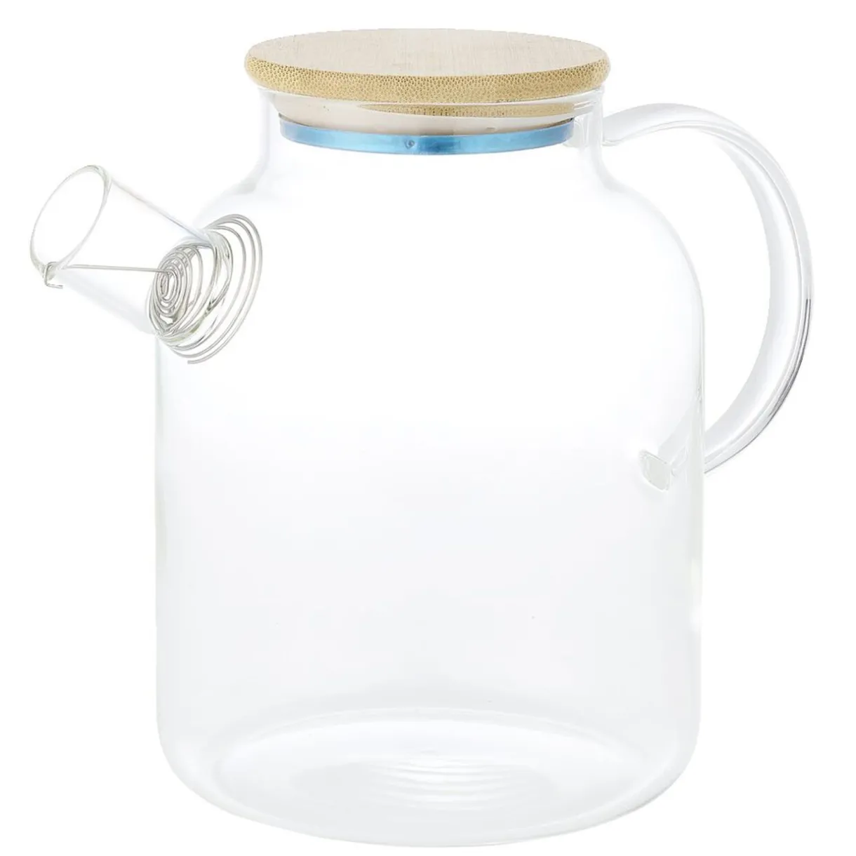 Théière en verre et bambou 1,6L^Gifi Discount