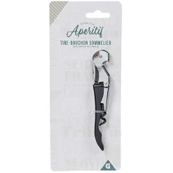 Tire bouchon limonadier noir argenté^Gifi New