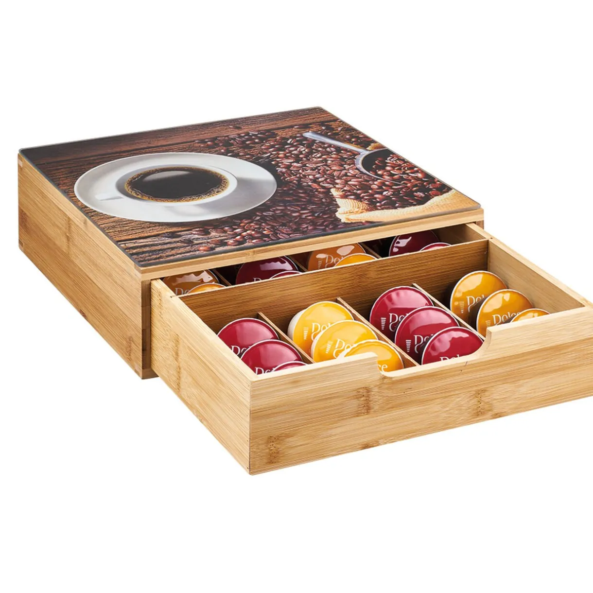 Tiroir à dosettes design graines de café^Gifi Best