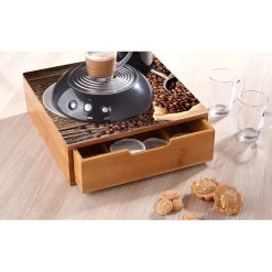Tiroir à dosettes design graines de café^Gifi Best