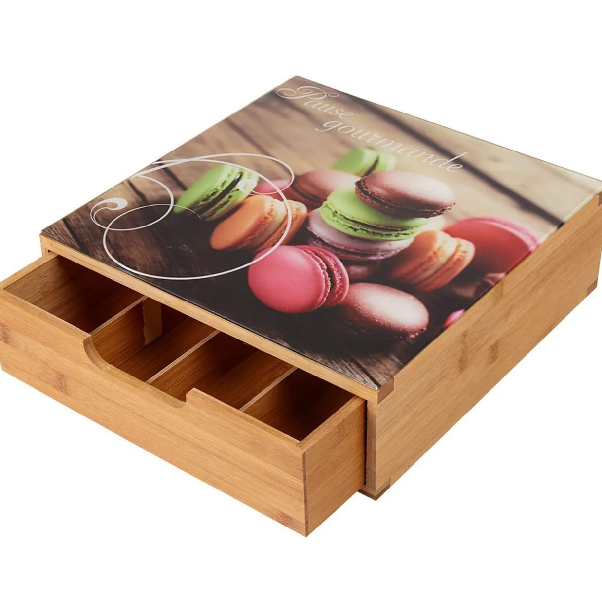 Tiroir à dosettes motifs macarons^Gifi Online