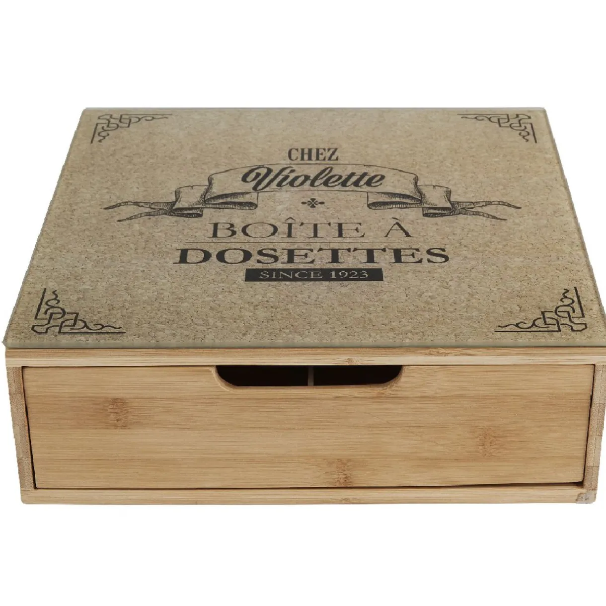 Tiroir toutes dosettes esprit bistrot Chez Violette^Gifi Best