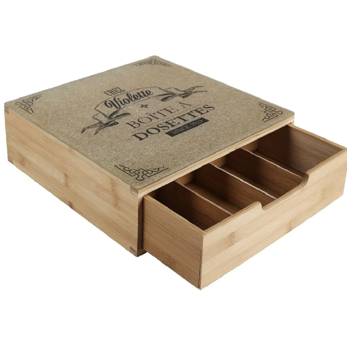 Tiroir toutes dosettes esprit bistrot Chez Violette^Gifi Best