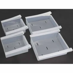 Tiroirs transparents encastrables pour réfrigérateur x4^Gifi Clearance