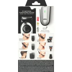 Discount Gifi Tondeuse à barbe Braun 7 BT7320 sans fil 39 longueurs de coupe