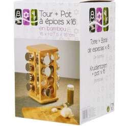 Tour avec 16 pots à épices^Gifi New