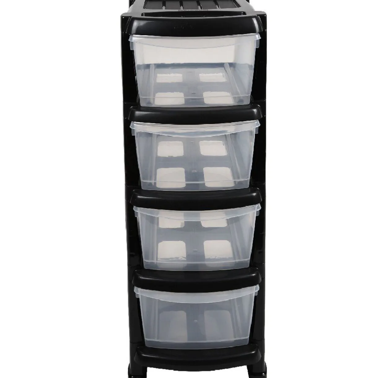 Rangement|Gifi Tour de rangement 4 tiroirs A4 noir