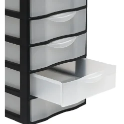 Rangement|Gifi Tour de rangement 8 tiroirs A4 noir