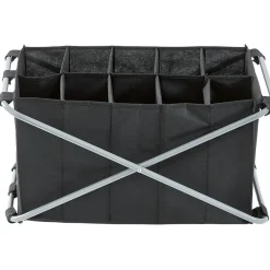 Rangement|Gifi Tour de rangement pliable 10 compartiments noir