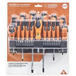 Clearance Gifi Tournevis Bi matière - Coffret de 37 pièces
