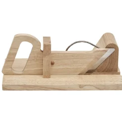 Trancheuse à charcuterie en bois naturel^Gifi New
