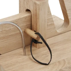 Trancheuse à charcuterie en bois naturel^Gifi New