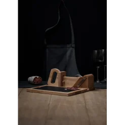 Trancheuse à saucisson avec plateau ardoise^Gifi Online