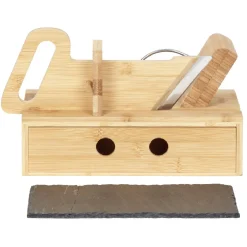 Trancheuse à saucisson avec tiroir et plateau ardoise^Gifi Best