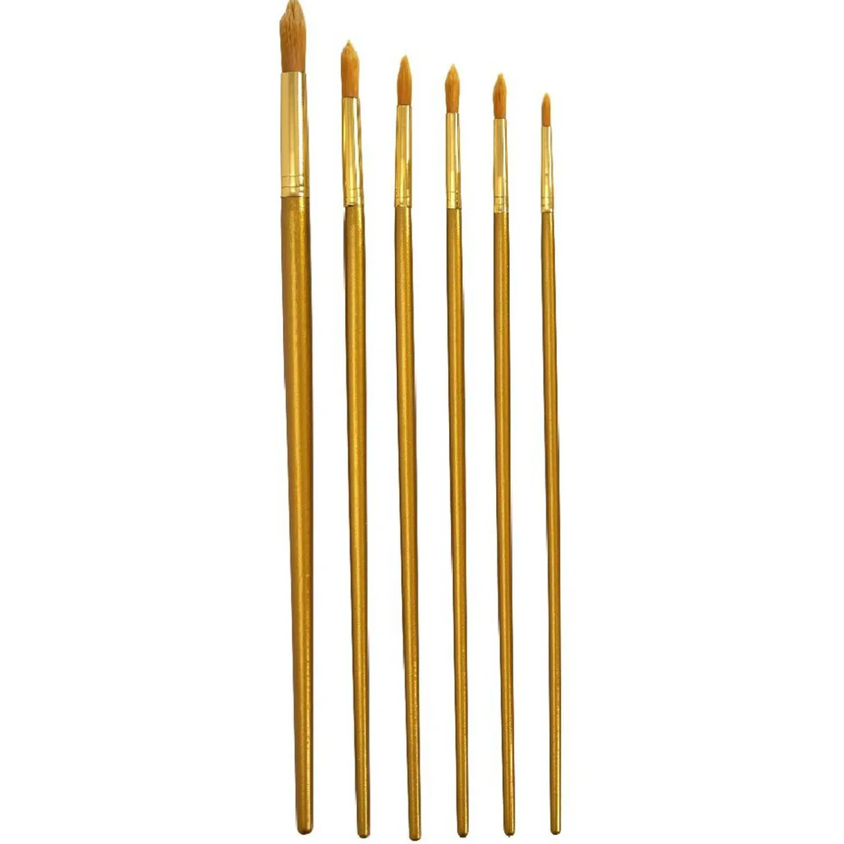 Best Gifi Trousse avec pinceau doré en bois x12