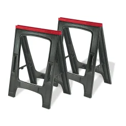 Sale Gifi Tréteau en plastique noir x2