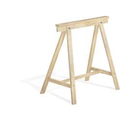 Gifi Tréteau pin massif beige - 70x41xH72cm