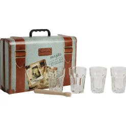 Valisette coffret verres et pilon mojito^Gifi Hot