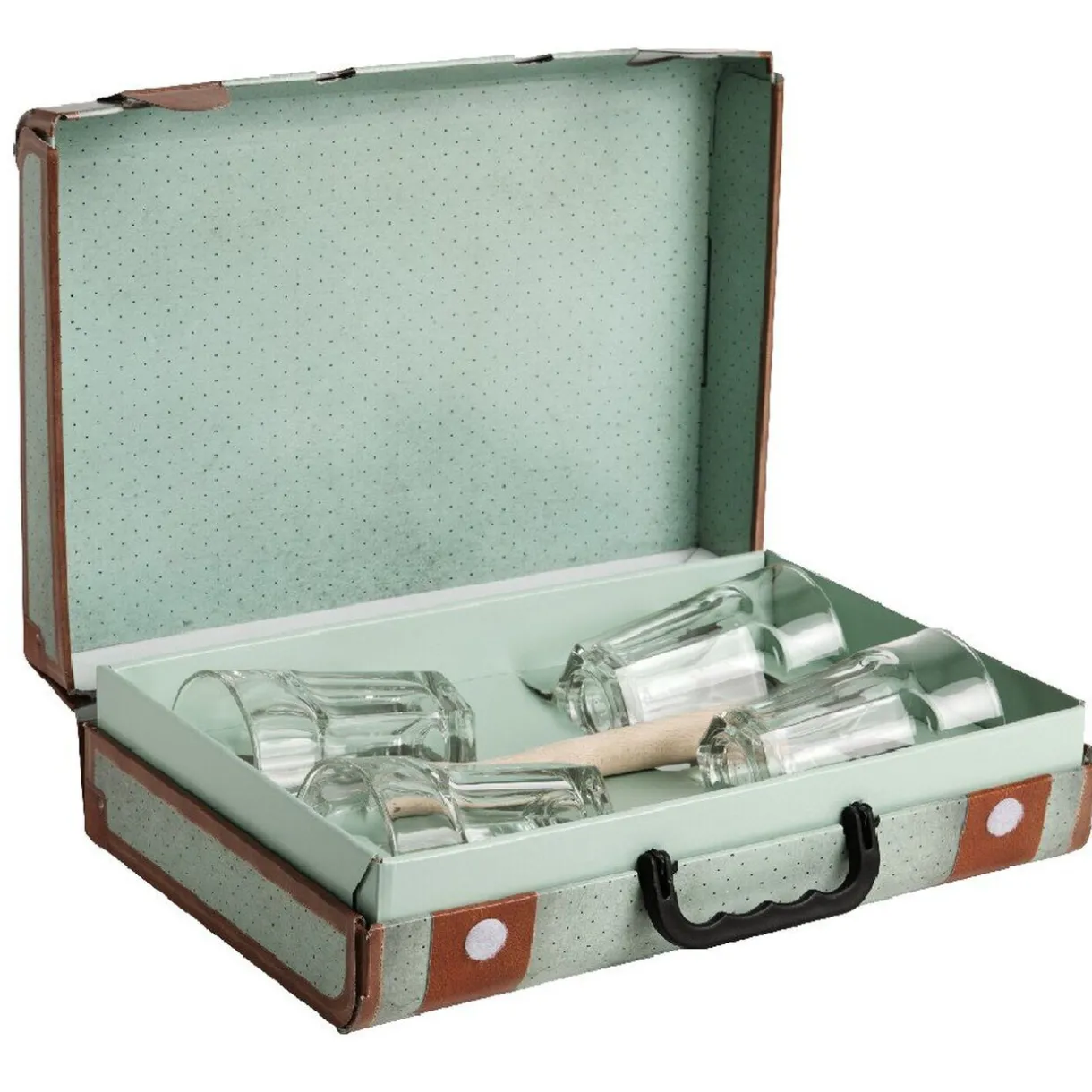 Valisette coffret verres et pilon mojito^Gifi Hot