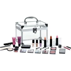Discount Gifi Vanity cosmétique transparent complet 42 pièces