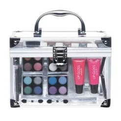 Discount Gifi Vanity cosmétique transparent complet 42 pièces