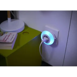 Best Gifi Veilleuse à led 3 couleurs avec prise murale intégrée