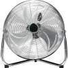 Discount Gifi Ventilateur industriel à poser Homday métal chromé Ø 45 cm