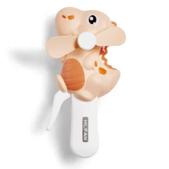 Online Gifi Ventilateur manuel à pression forme dinosaure bleu ou gris