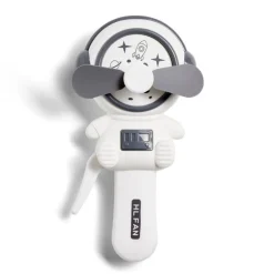 Hot Gifi Ventilateur manuel forme astronaute 3 coloris