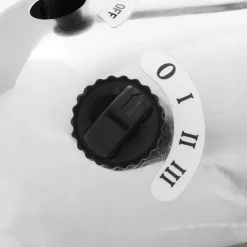 Best Gifi Ventilateur sur pied gris chromé Homday 40 cm