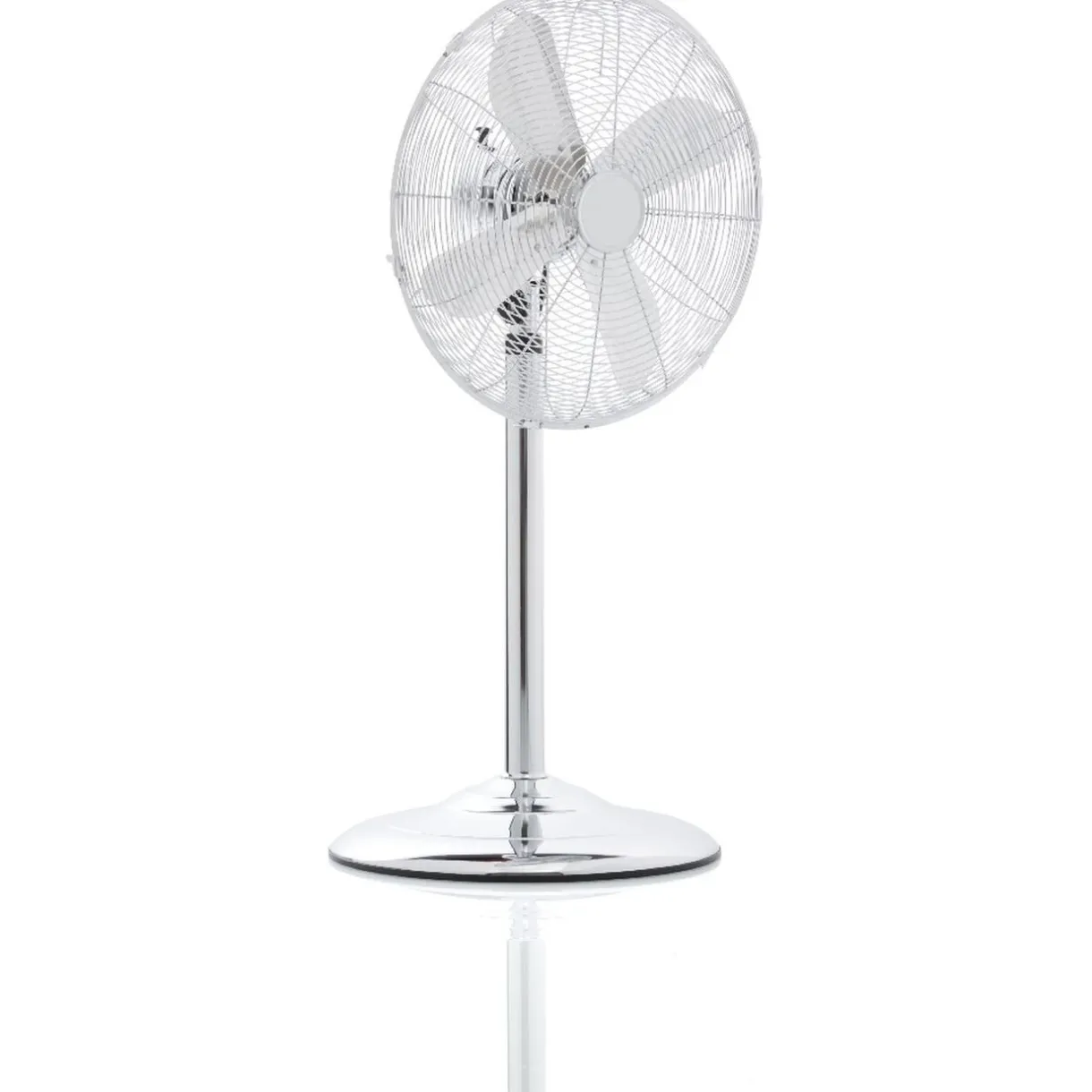 Best Gifi Ventilateur sur pied gris chromé Homday 40 cm