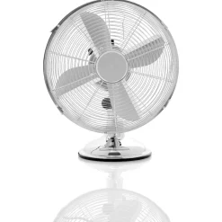 Hot Gifi Ventilateur sur table gris chromé Homday 30 cm