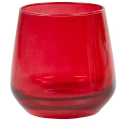 Verre à eau rouge translucide x6^Gifi Hot