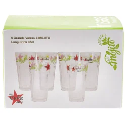 Verre à mojito long drink 36 cl x6^Gifi Hot