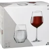 Verre à pied 47 cl x4 avec gobelet en verre 40 cl x4^Gifi New