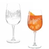 Verre à pied décor apéritif 50 cl x2^Gifi Online