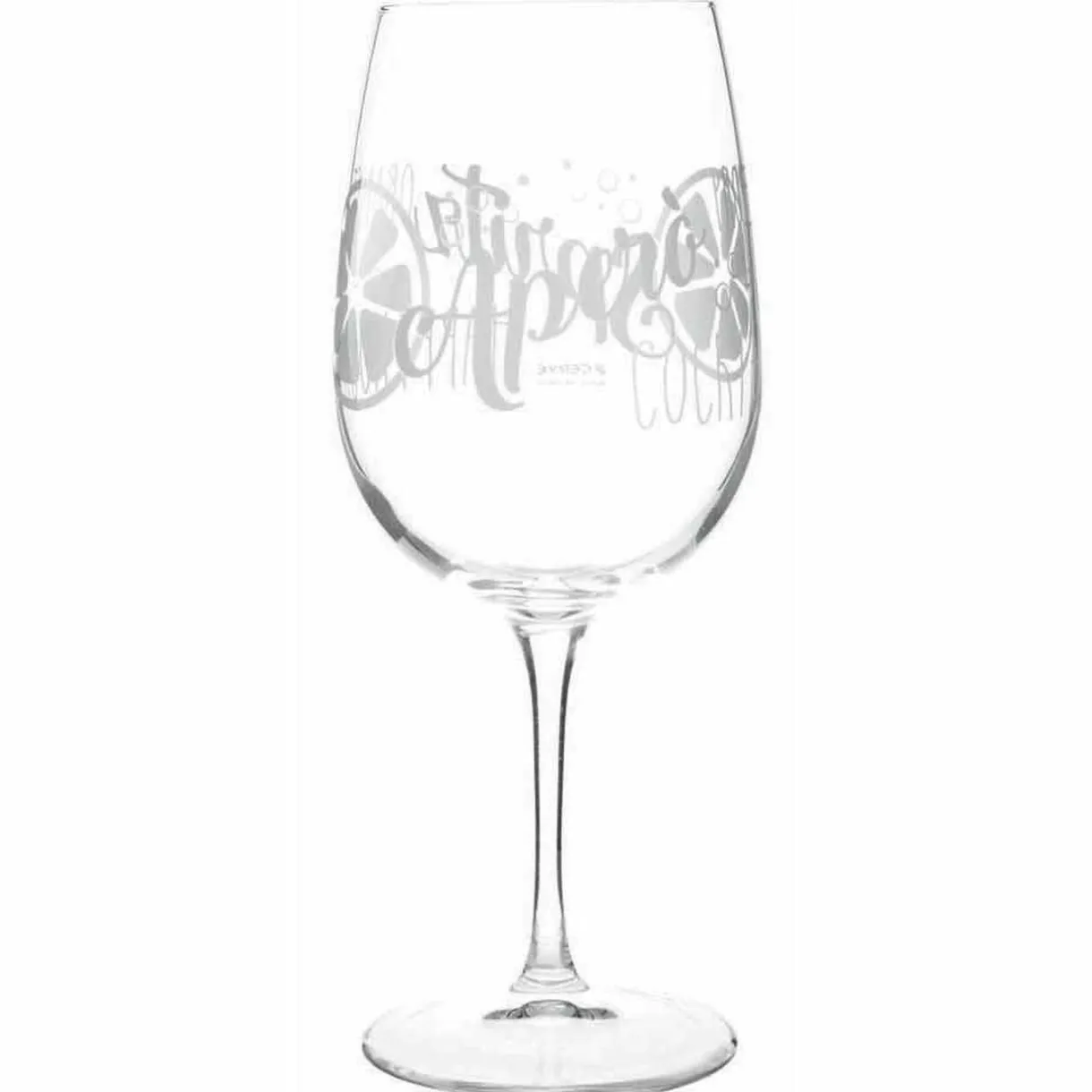 Verre à pied décor apéritif 50 cl x2^Gifi Online