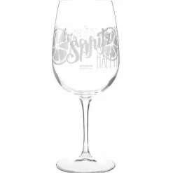 Verre à pied décor apéritif 50 cl x2^Gifi Online