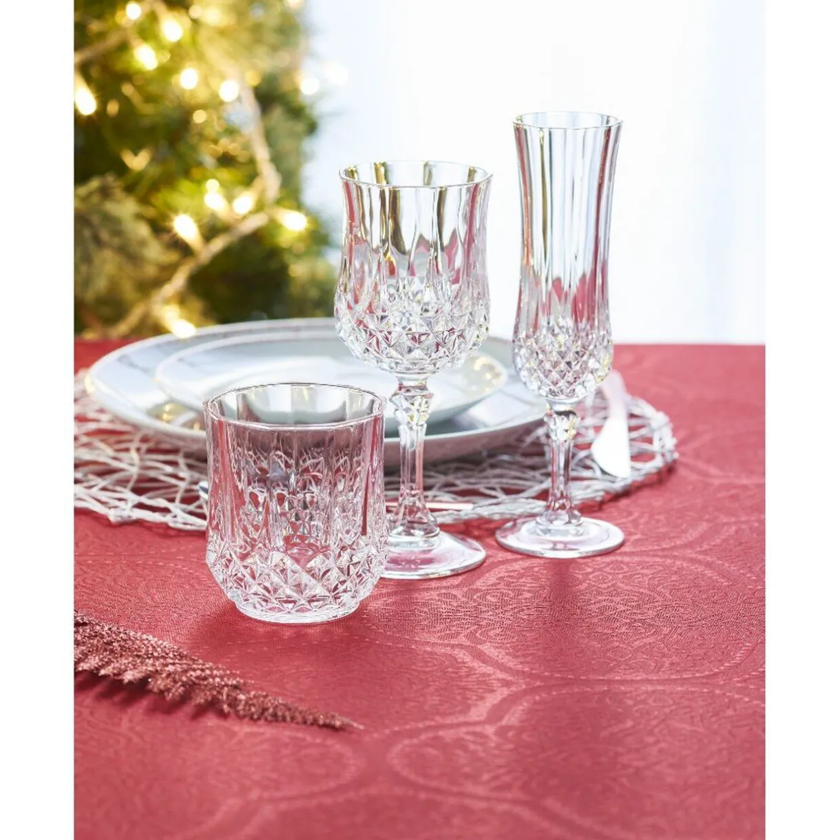 Verre à pied LONGCHAMPS 25 cl^Gifi Online