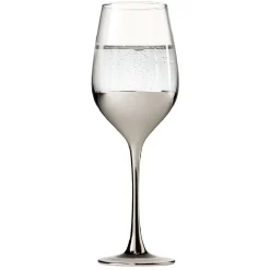 Verre à pied Oksana argenté 35cL x4^Gifi Best