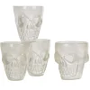 Verre à shooter tête de mort phosphorescent x4^Gifi Clearance