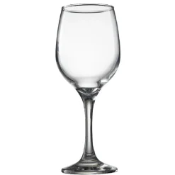 Verre à vin à pied en verre x 4^Gifi Outlet