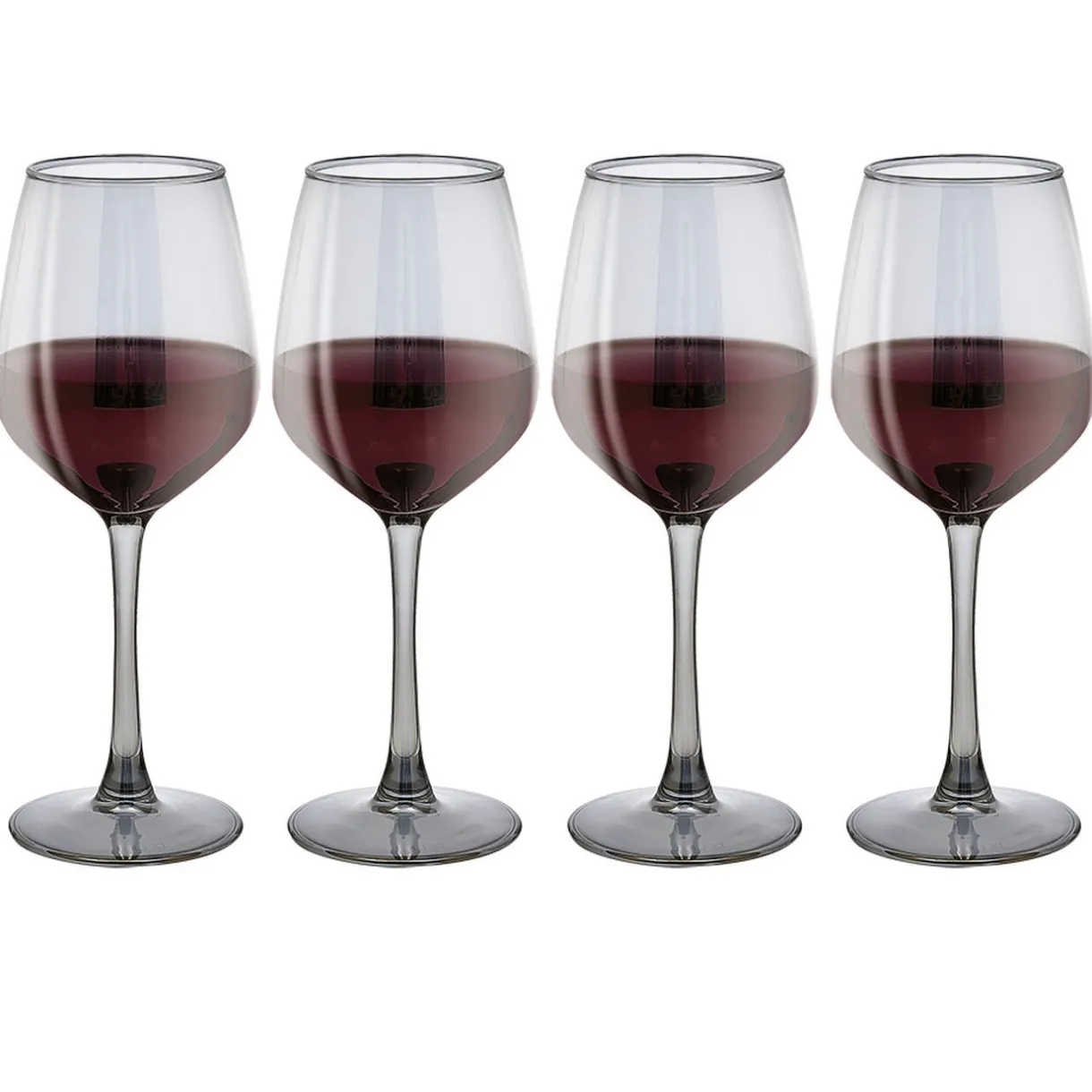 Verre à vin argenté x4^Gifi Discount
