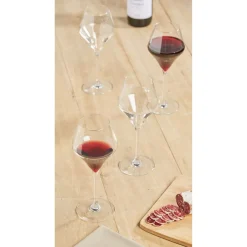 Verre à vin cristallin 27 cl x4^Gifi Hot